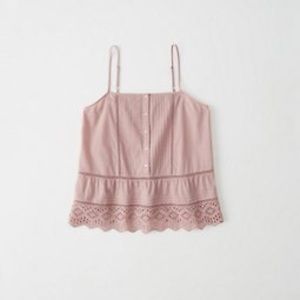 Abercrombie & Fitch Cutwork Cami
